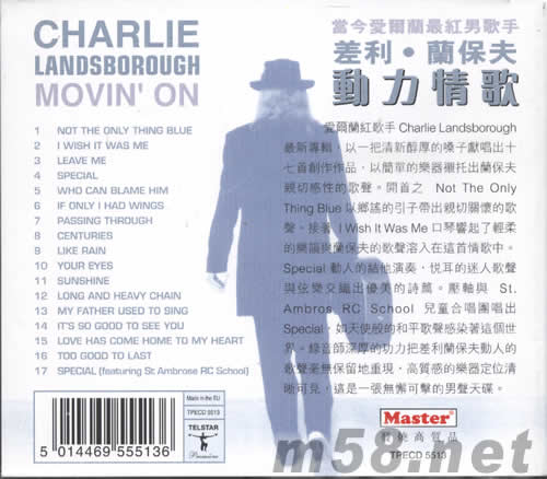MOVIN‘ON专辑背面图片