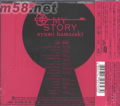 MY STORY CD+DVD初回限量版专辑背面大图