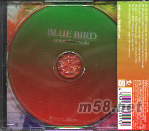 BLUE BIRD CD(日本版)专辑背面图片