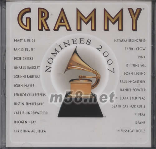 葛莱美2007 GRAMMY NOMINEES专辑正面图片