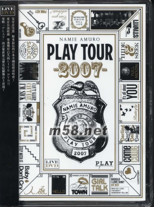 NAMIE AMURO PLAY TOUR 2007 DVD(香港版)专辑正面图片