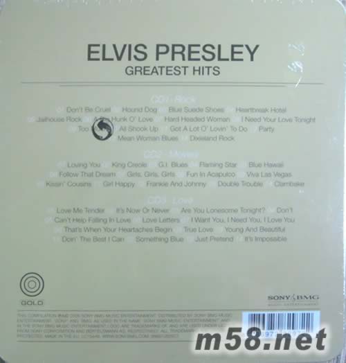 GOLD GREATEST HITS (3CD豪华铁盒装)专辑背面图片