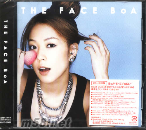 THE FACE(CD日本初回版)专辑正面图片