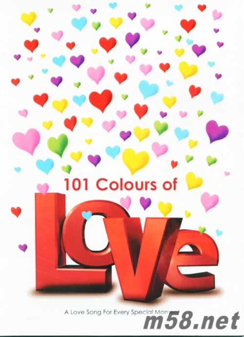101 COLOURS OF LOVE 6 CD专辑正面图片