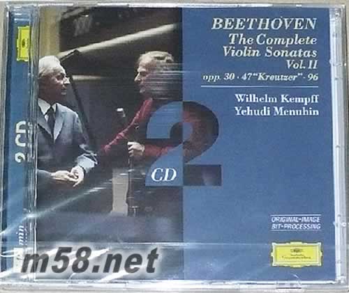 贝多芬:小提琴奏鸣曲全集2肯保夫,梅纽恩 2cd 