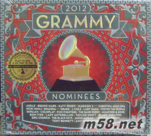 2012 Grammy Nominees 2012 葛兰美专辑正面图片