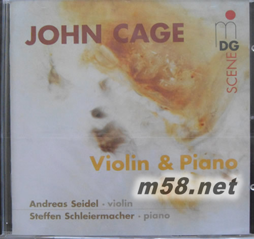 JOHN CAGE VIOLIN & PIANO 小提琴与钢琴双重奏专辑正面图片