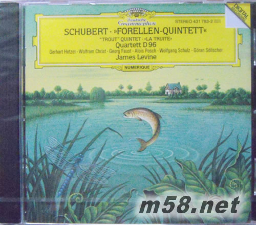 舒伯特:鳟鱼五重奏 SCHUBERT:FORELLEN-QUINTETT专辑正面图片