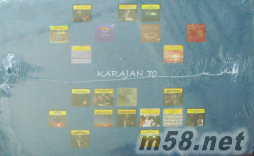卡拉扬:在七十年代的DG录音全集 KARAJAN 70: THE COMPLETE DG RE 88CD大套装 韩版套装侧面图片