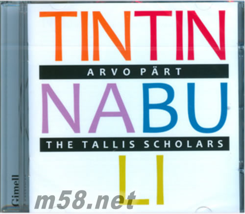 Tintinnabuli ARVO PART THE TALLIS SCHOLARS专辑正面图片