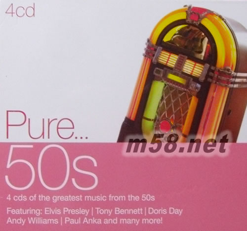 Pure...50s纯50金曲 (4CD套装欧版)专辑正面图片