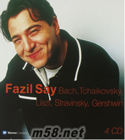 BACH, TCHAIKOVSKY, LISZT, STRAVINSKY, GERSHWIN钢琴家法佐赛依四张华纳经典专辑套装专辑正面图片