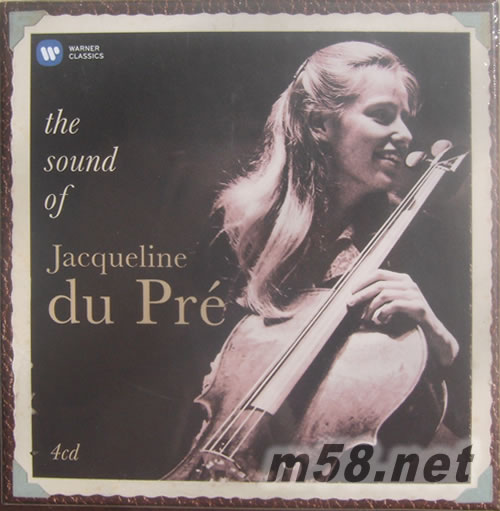 The Sound of Jacqueline Du Pre杜普蕾的遗世琴韵─大师的声音 4CD套装专辑正面图片