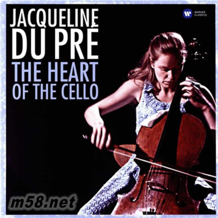 杜普蕾 逝世三十周年纪念精选 大提琴之心 The Heart of the Cello 180g 33RPM 黑胶专辑正面图片