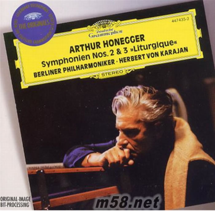 卡拉扬 - 奥涅格:No.2 & 3交响曲Herbert von Karajan - Honegger: Symphony No.2 & 3专辑正面图片