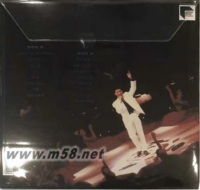 每天爱你多一些 91演唱会 180g 33RPM LP 双黑胶专辑背面图片