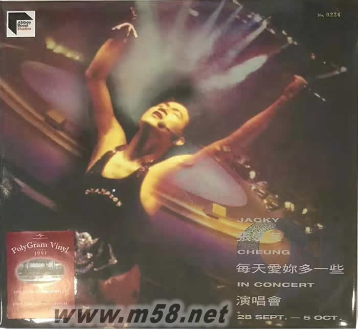 每天爱你多一些 91演唱会 180g 33RPM LP 双黑胶专辑正面图片