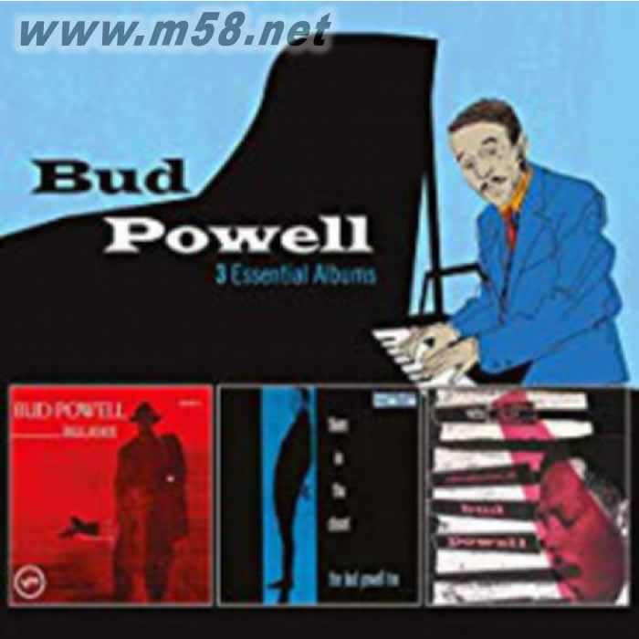 Bud Powell Trio巴德鲍威尔三重奏 3 Essential Albums (2019爵士3CD套装)专辑正面图片