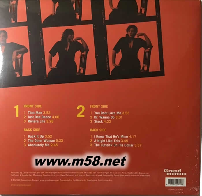 沧海遗珠 Deleted Scenes from the Cutting Room Floor 荷兰爵士女伶 180g 33RPM LP 黑胶专辑背面图片