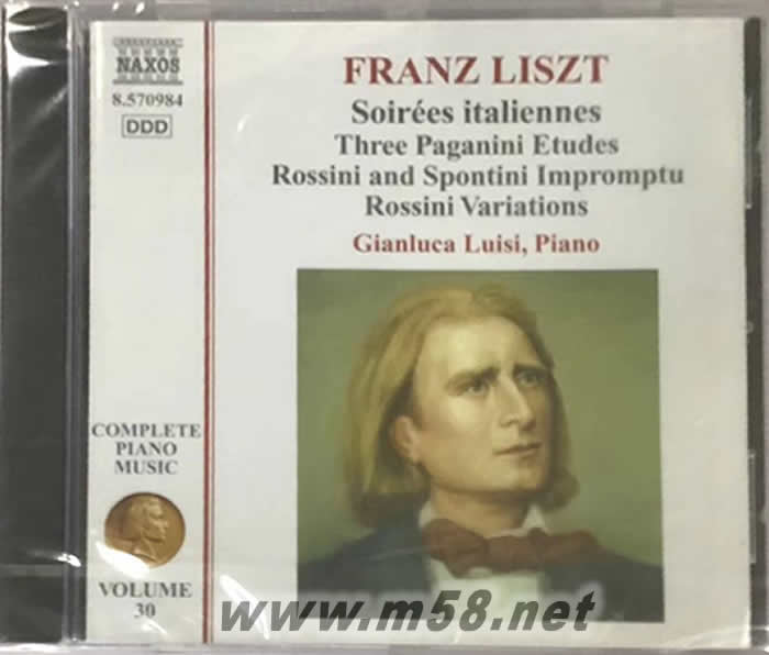 李斯特:钢琴曲全集 Liszt:Complete Piano Music Vol. 30专辑正面图片