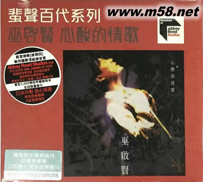 心酸的情歌 蜚声环球系列专辑正面图片