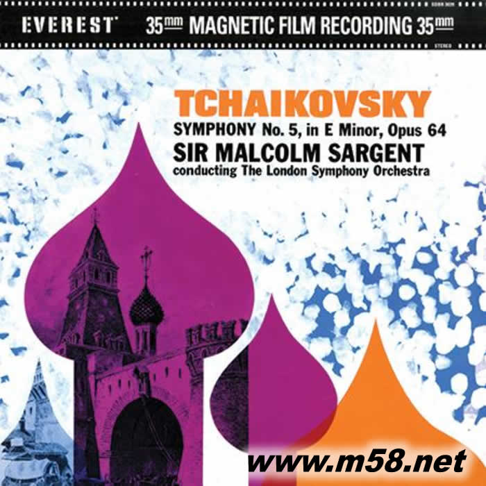 柴可夫斯基 第五号交响曲TCHAIKOVSKY SYMPHONY NO 5 IN E MINOR OP64 200g 45RPM LP 双黑胶 (EVEREST系列)专辑正面图片