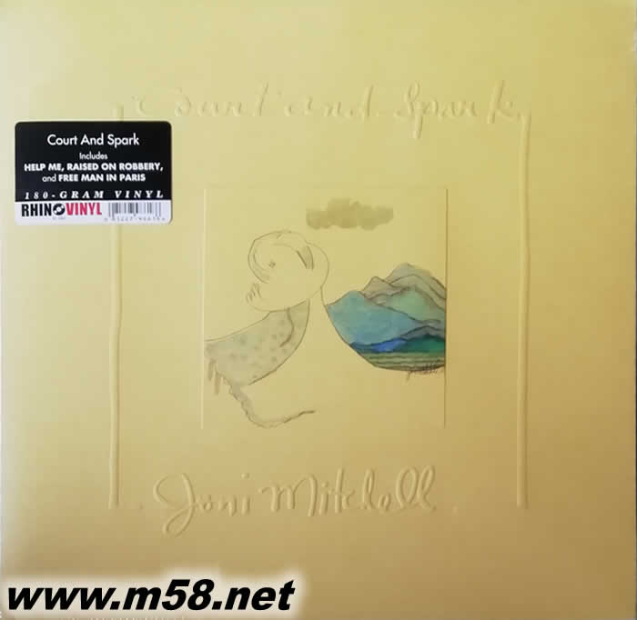 民谣诗人 Court and Spark 180g 33RPM LP 黑胶专辑正面图片