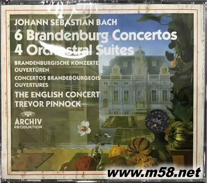 巴赫:勃兰登堡协奏曲 Bach: 6 Brandenburg Concertos / 4 Orchestral Suites (3CD套装)专辑正面图片