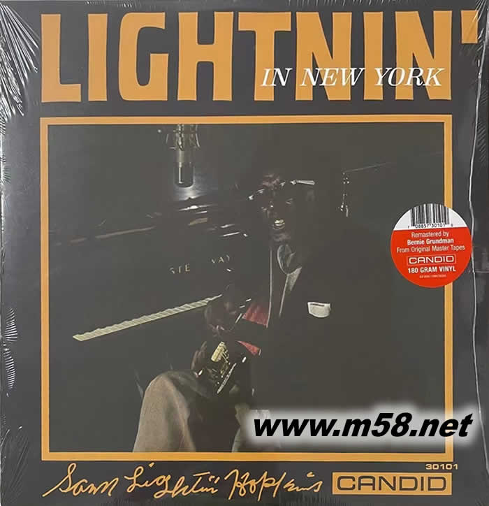 乡村 LIGHTNIN IN NEW YORK 黑胶专辑正面图片
