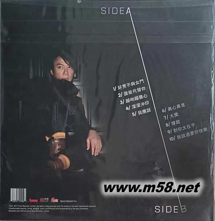 发烧音响录音专辑 AMPLITUDE 180g 33RPM LP 黑胶专辑背面图片