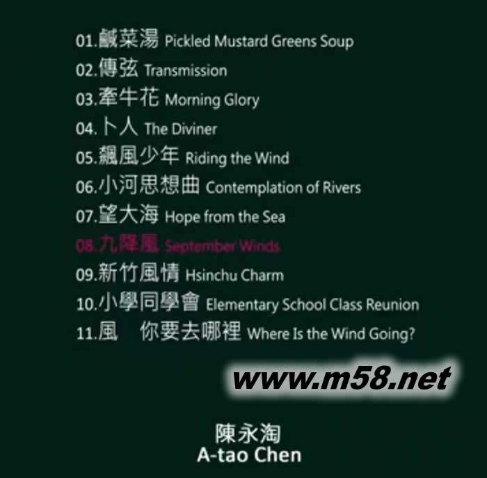 传弦 1996-2024精选专辑背面图片