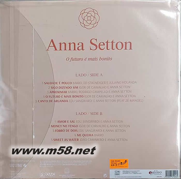 明天会更好 O Futuro é Mais Bonito 巴西爵士女歌手 黑胶专辑背面图片