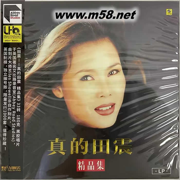 真的田震 黑胶 UHQLP 限量版专辑正面图片