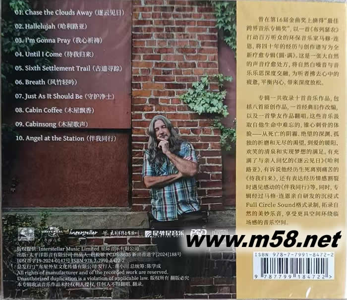 FULL CIRCLE 圆满专辑背面图片