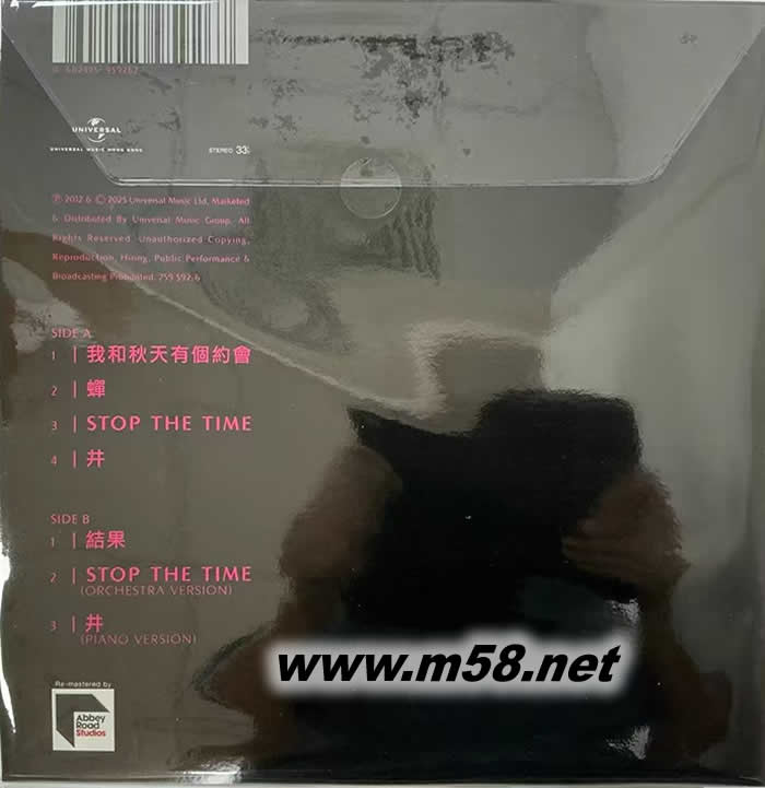 张敬轩 Why Not (ARS Vinyl) 黑胶 限量版专辑背面图片