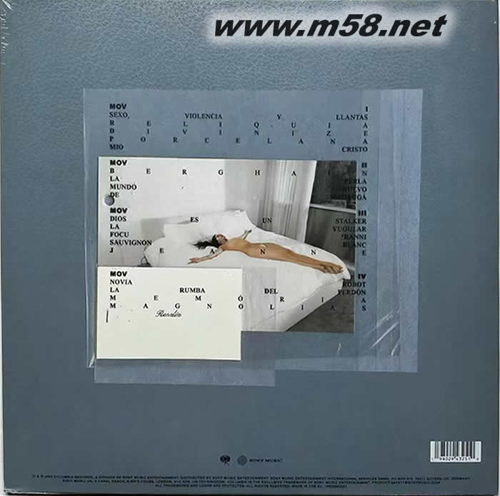 LUX 圣光之歌 ON CRYSTAL CLEAR 西班牙创作女歌手 黑胶专辑背面图片